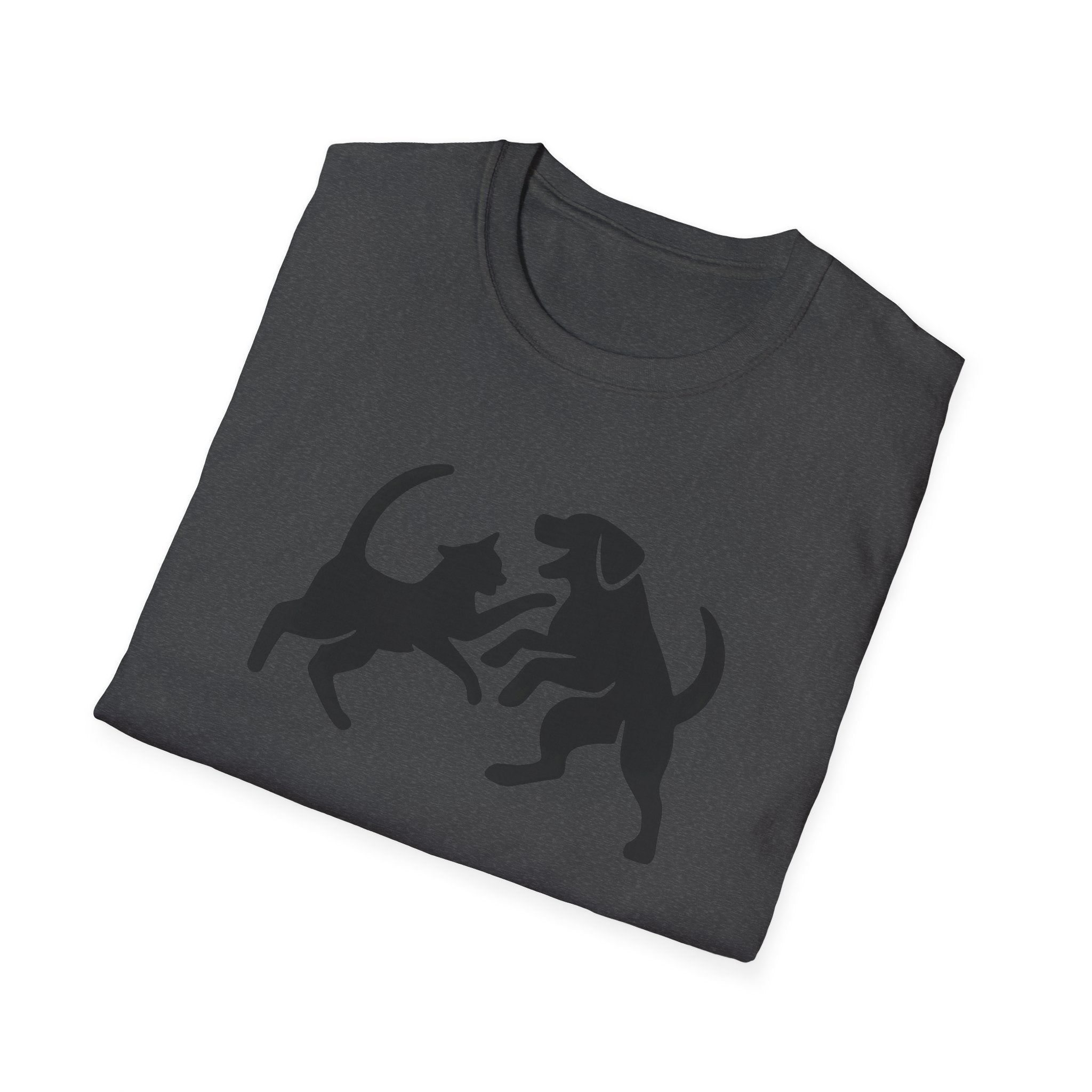 Cat and dog fight T-Shirt